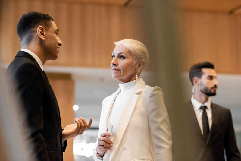 Executive mentor in conversation